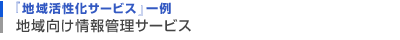 地域向け情報管理サービス